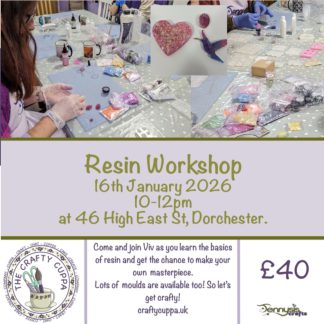 Resin workshop - 16th January 2026