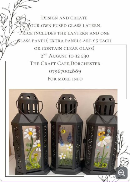 Fused Glass lanterns or Tea lights - 2nd August 2025
