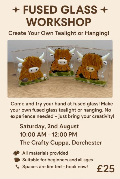 Fused Glass lanterns or Tea lights - 2nd August 2025 - Image 2