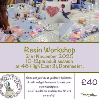 Resin workshop - 21st November 2025