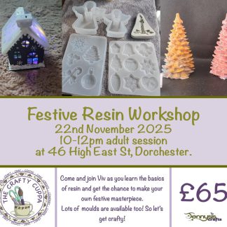 Festive Resin workshop - 22nd November 2025