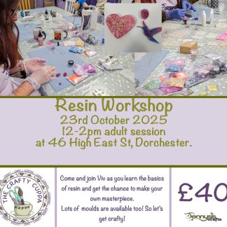 Resin workshop - 23rd October 2025