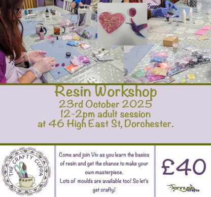 Resin workshop - 23rd October 2025
