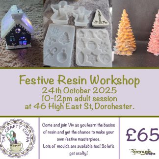 Festive Resin workshop - 24th October 2025