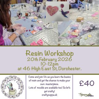 Resin workshop - 20th February