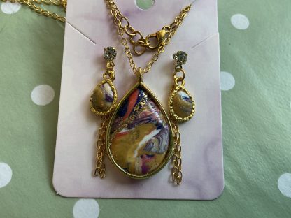 Clay matrix sparkle dangle set