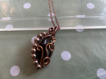 Black quartz necklace
