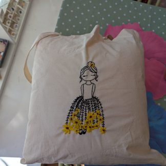 Sunflower lady