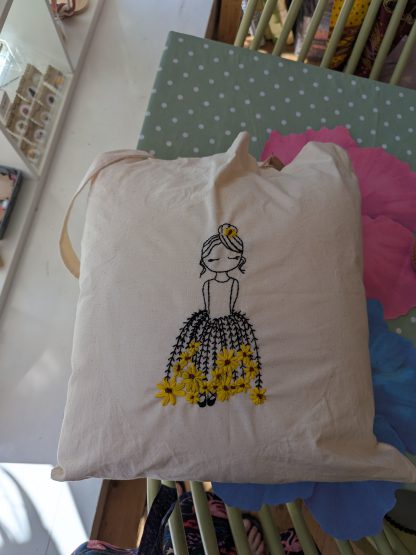 Sunflower lady