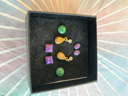 resin 4 earring sets