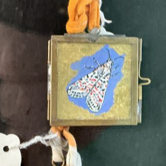 hand painted moth