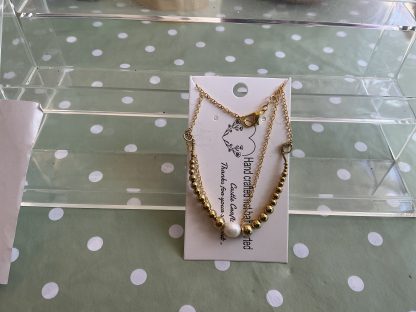 Pearl and bead necklace