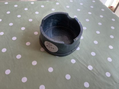small blue ashtray