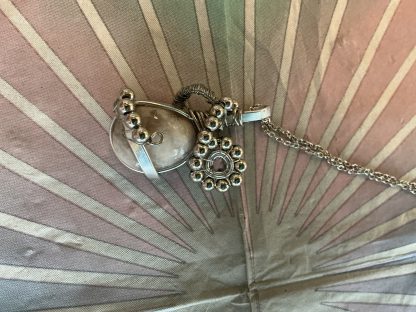 quartz wrap necklace
