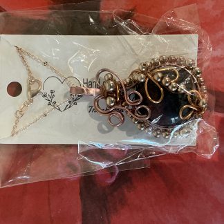 agate wrap necklace