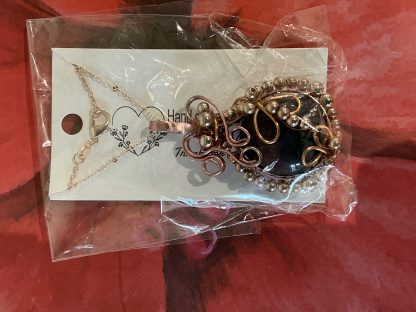 agate wrap necklace