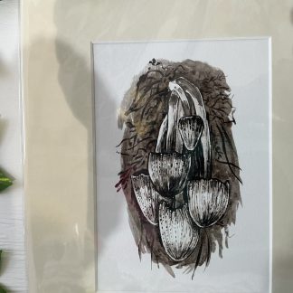 print mushroom