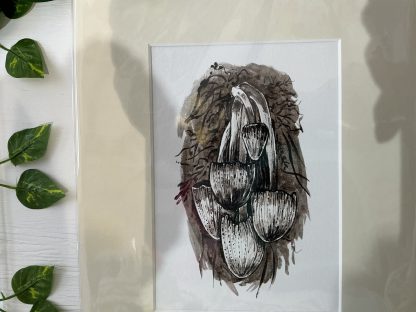 print mushroom
