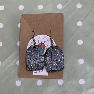 clay earrings drop arches