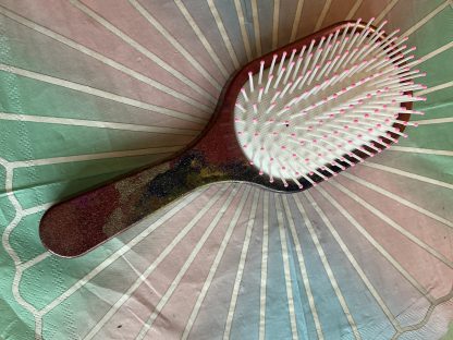 rainbow hair brush