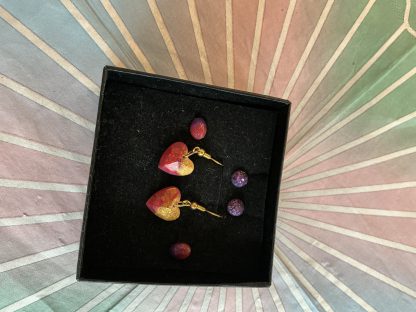 resin earring set 4 drops