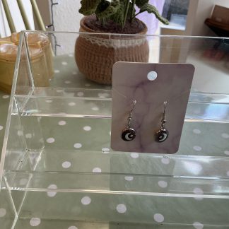 Moon and star earring