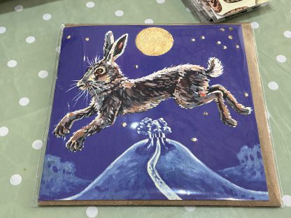 hare over colmer's hill card