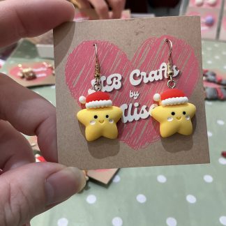 xmas stars earrings