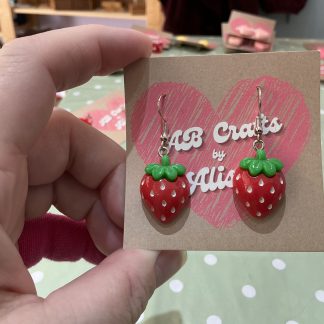 Strawberries earrings