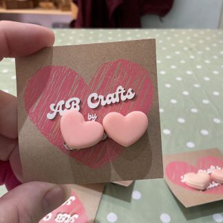 Heart Macaroon Clipons