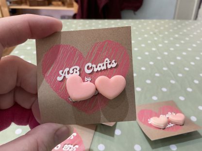 Heart Macaroon Clipons