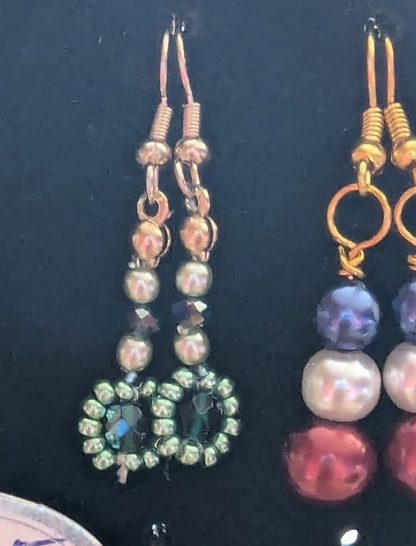 emerald dew earrings