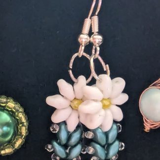 daisy earrings