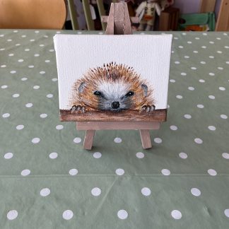 mini paint hedghog