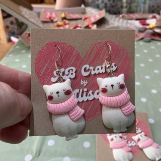 Cat earring scarf