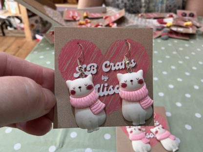 Cat earring scarf