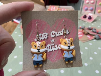 fox earrings
