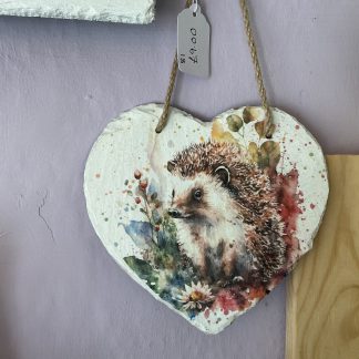 Hedgehog Slate Heart