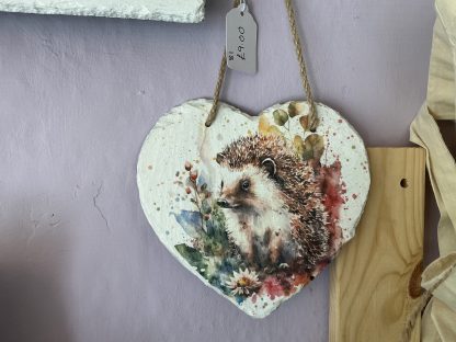 Hedgehog Slate Heart