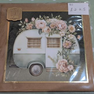 New Home Caravan greeting card