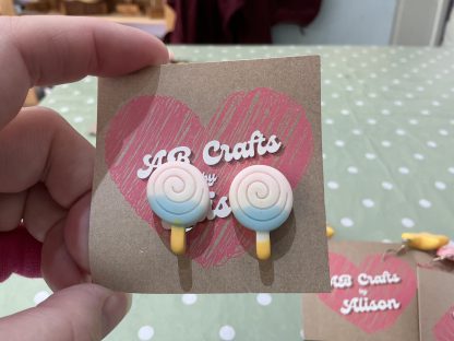 Lolly clip on earrings