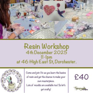 Resin workshop - 4th December 2025