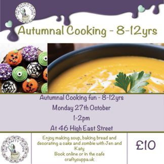 Kids Seasonal Cooking and Baking - Aged 8-12yrs - 27th October 2025