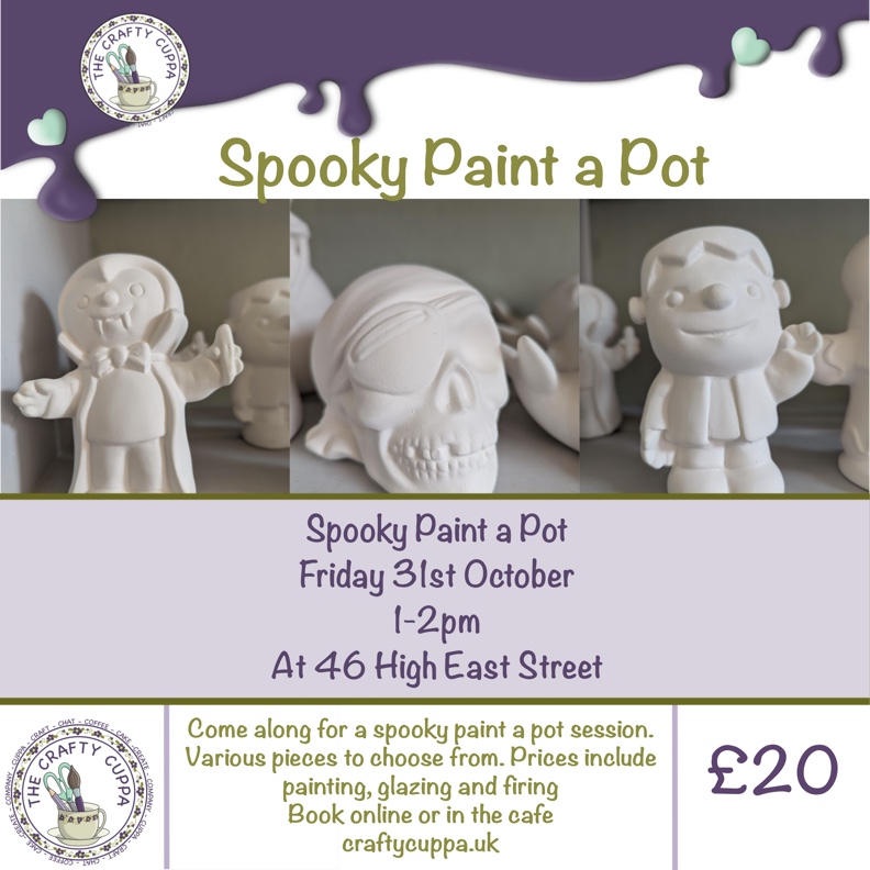 Kids Halloween 'Paint a Pot' Workshop
