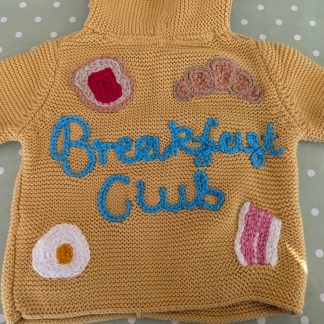 Breakfast club cardigan 6-9months