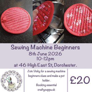 Machine Sewing workshop - Booklet needle case